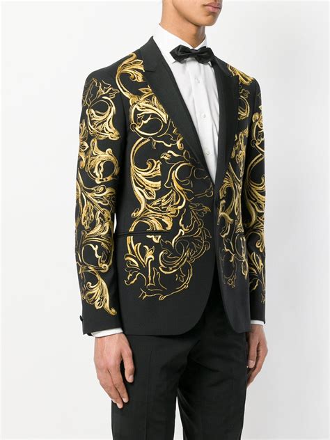 blazer versace hombre|versace men's wedding suits.